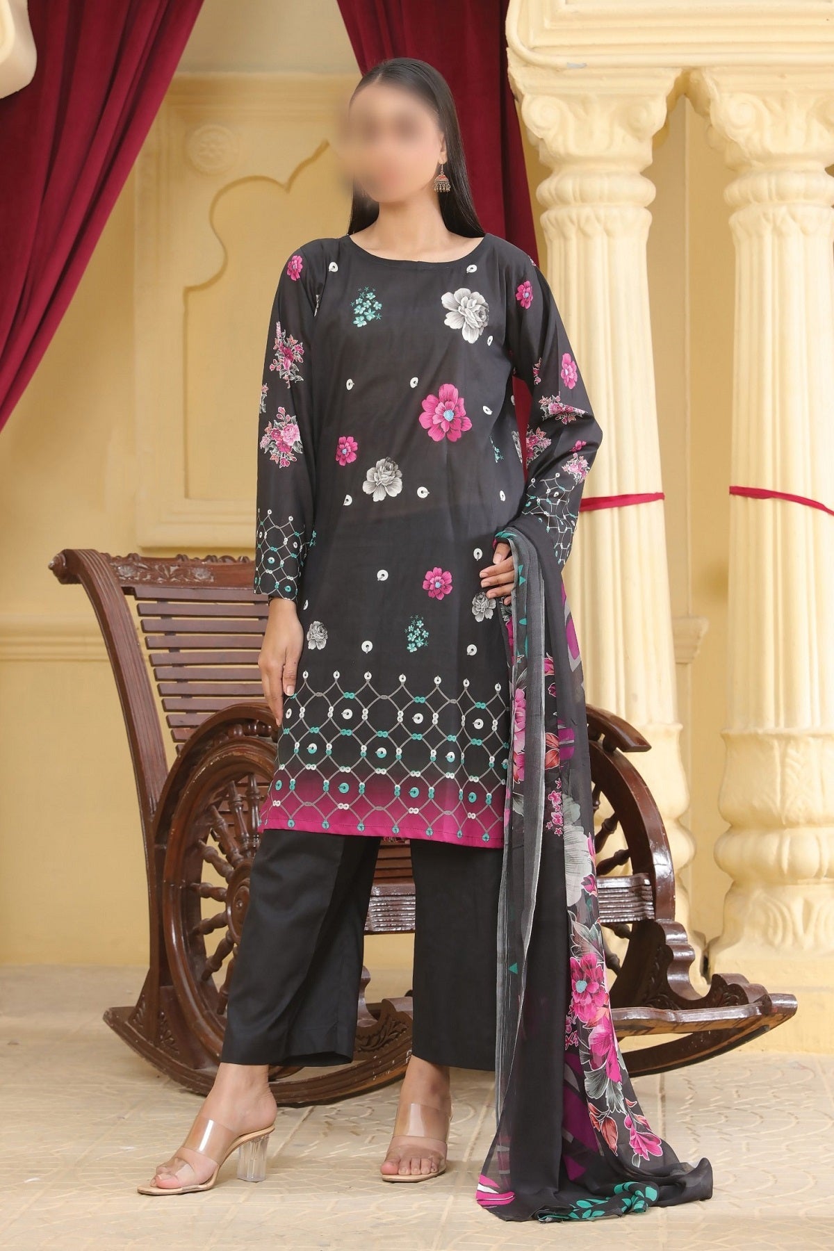 Colorita Print Lawn RL-09 – Colorita 3-piece unstitched suit