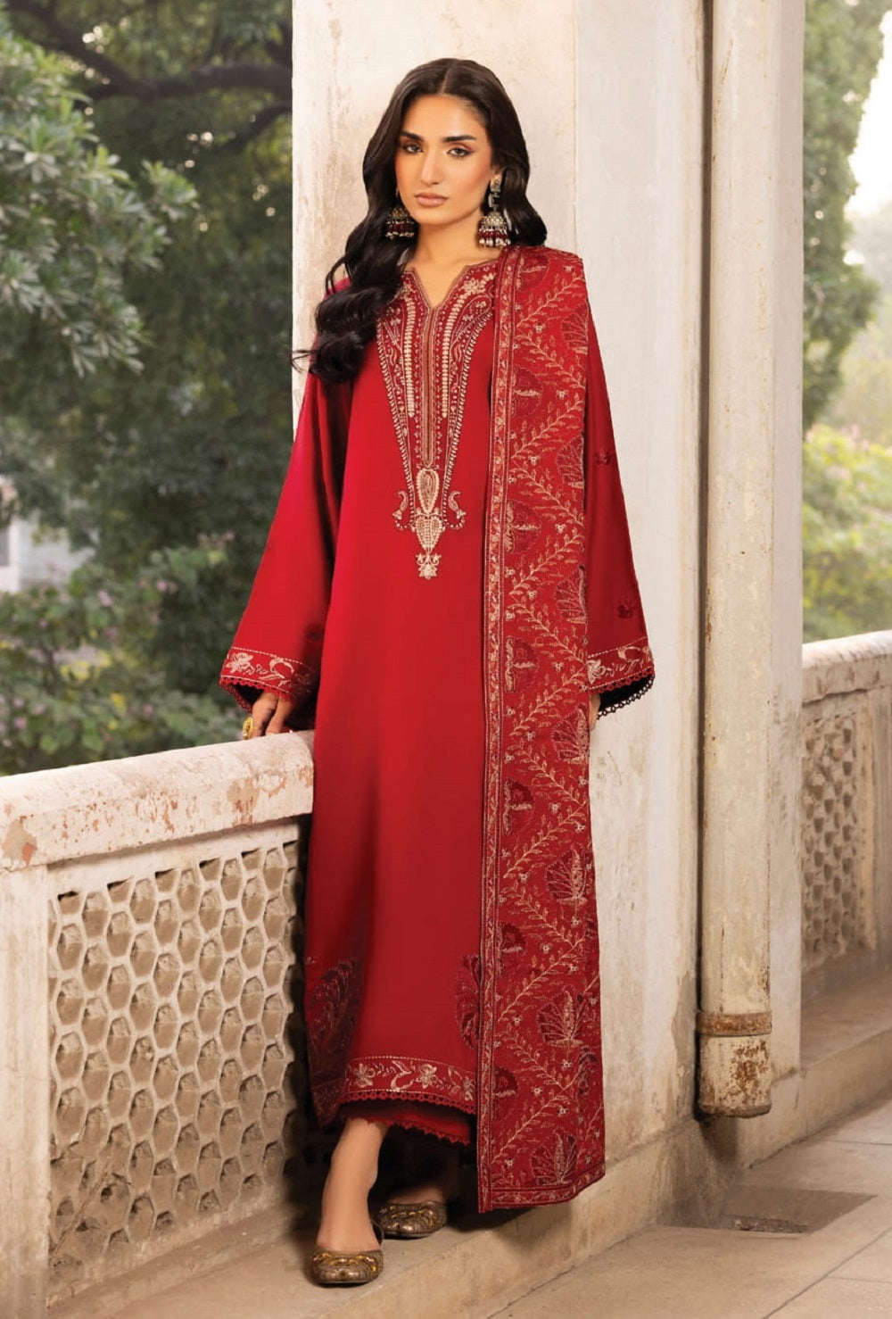Mehr Luxury Karandi By Celts D-09 by Puri Fabrics – Puri Fabrics 3-piece unstitched suit