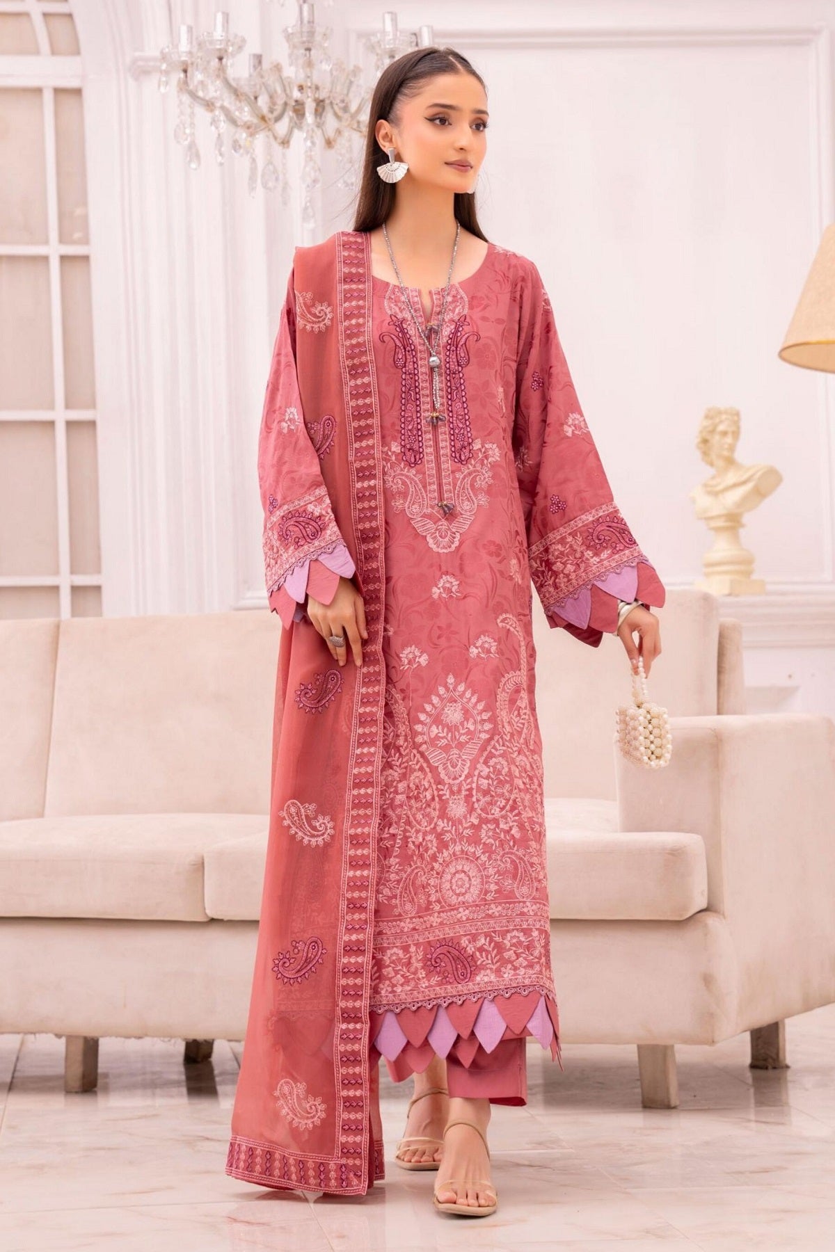 Aalaya Selene Viscose D-06 – Aalaya 3-piece unstitched suit