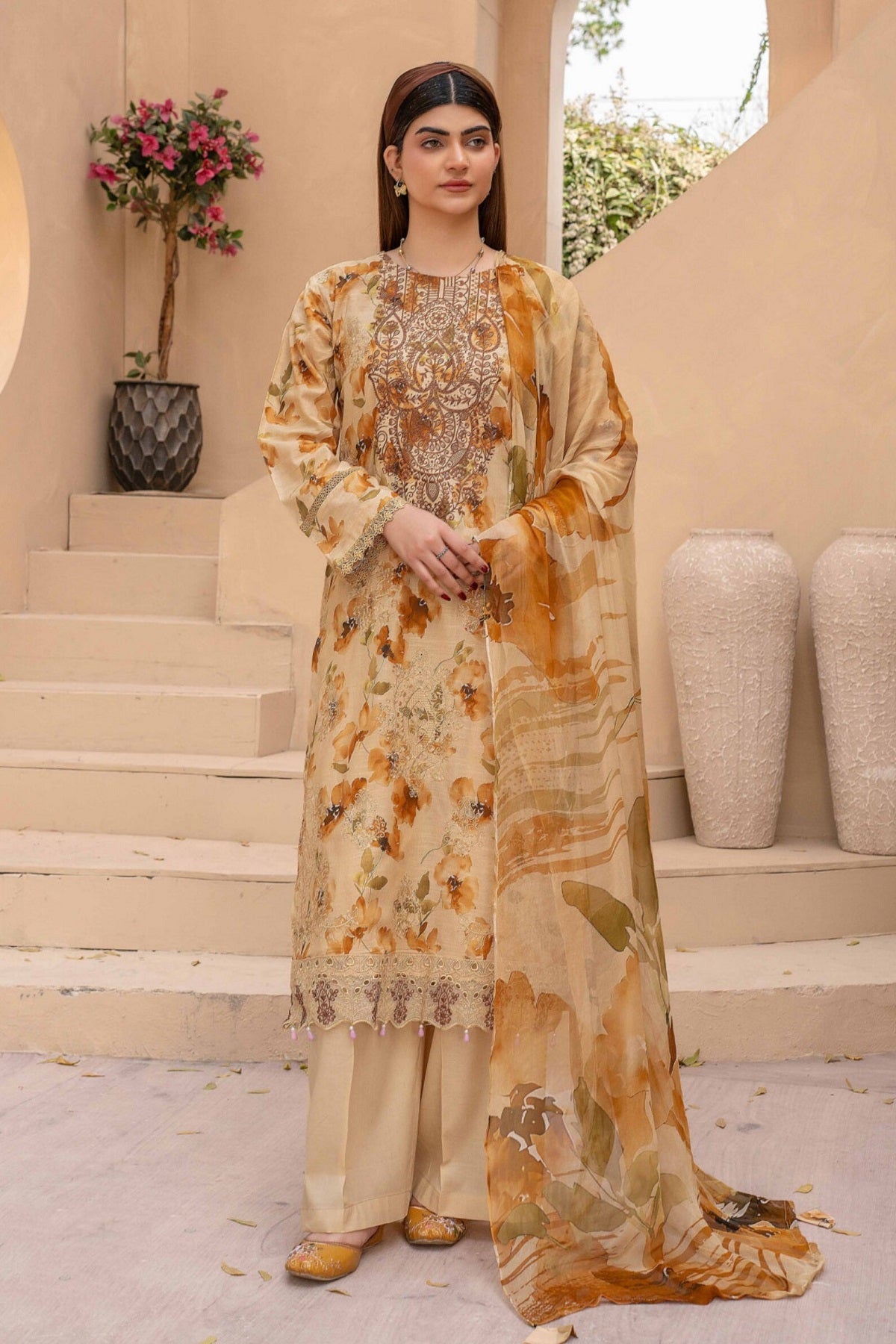 Aalaya Cocktail Lawn D-09 – Aalaya 3-piece unstitched suit