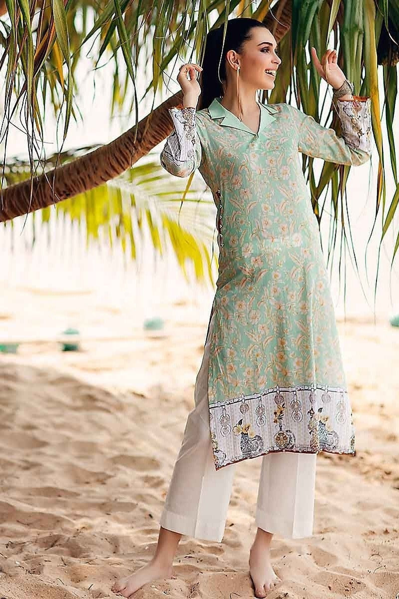 Gul Ahmed Lawn SL-614 Kurti – Gul Ahmed unstitched shirt