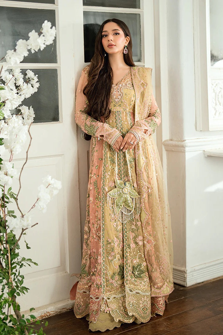 Mushq Shaam Shandar Formal D-03 (Sur Sunehri) – Mushq 3-piece unstitched suit