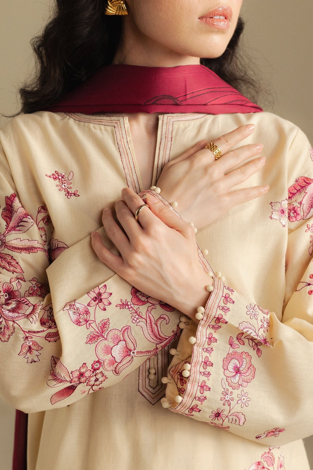 Coco Winter By Zara Shahjahan D-10A (Snowdrop), photo 2