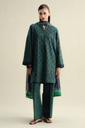 Coco Cambric Prints By Zara Shahjahan D-10A (Willow) – Zara Shahjahan 3-piece unstitched suit