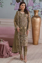Ramsha Chiffon F-2510 – Ramsha 3-piece unstitched suit