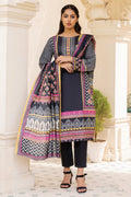 Malhar Digital Lawn ML-10 – Malhar 3-piece unstitched suit