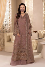 Flossie Executive Dastaan Chiffon DA-10 – Flossie 3-piece unstitched suit