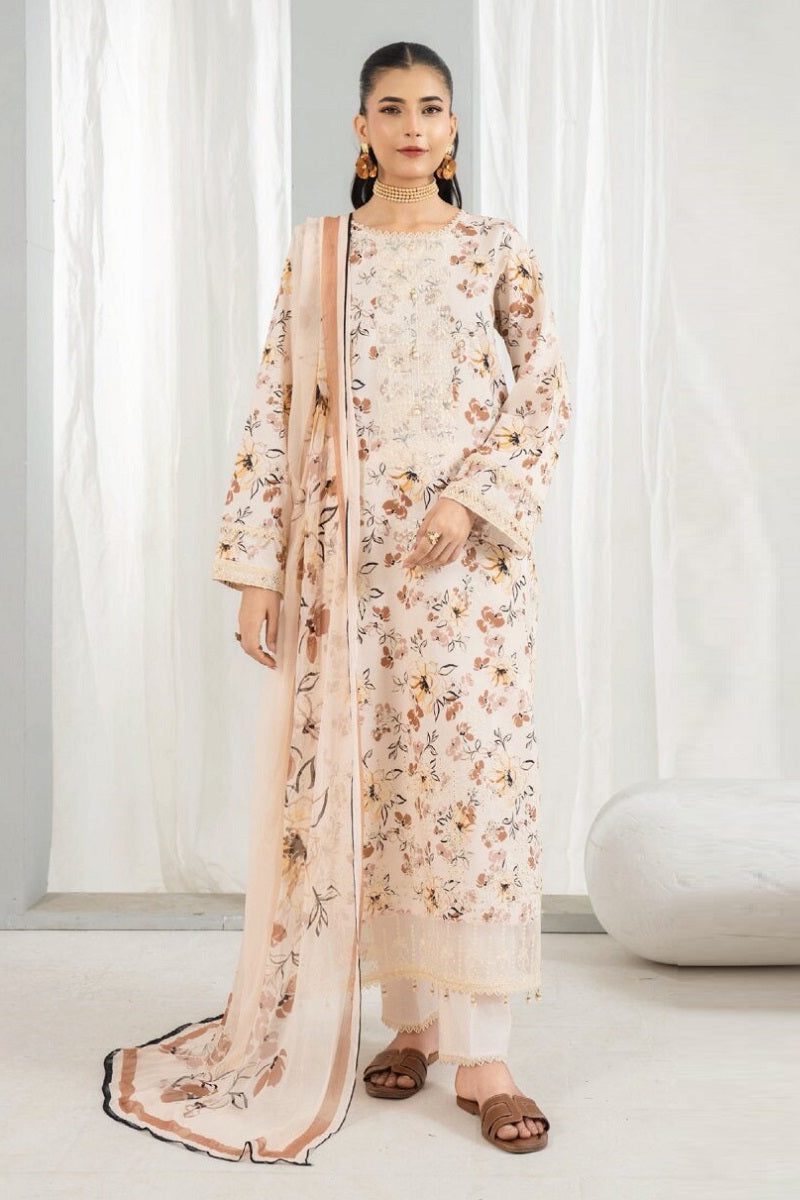 Zeal Lawn By Sanam Saeed D-10 by Puri Fabrics – Puri Fabrics 3-piece unstitched suit