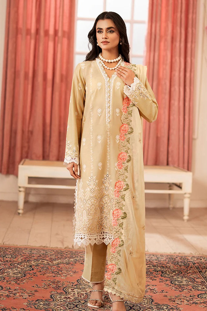 RajBari Nissa Lawn D-10 – Rajbari 2-piece unstitched suit