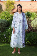 Raaya Printkaari Lawn D-10 (Velora) – Raaya 3-piece unstitched suit