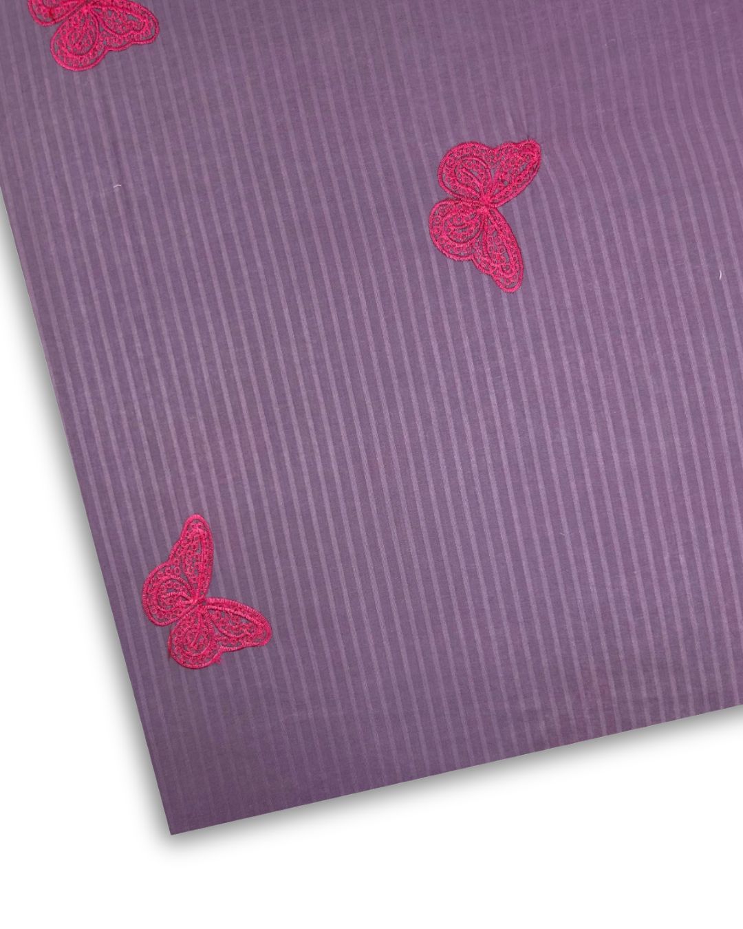 Embroidered Lawn – Mauve fabric