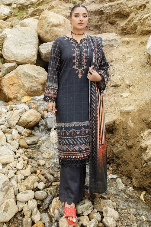 Aafreen Khaddar By Riaz Arts AF-90 – Riaz Arts 3-piece unstitched suit