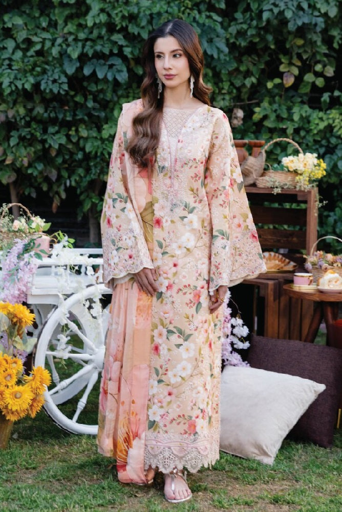 Yards Floral Lawn D-10 – Yards 3-piece unstitched suit