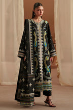 Bin Ilyas Mashriq Lawn 118B – Bin Ilyas 3-piece unstitched suit