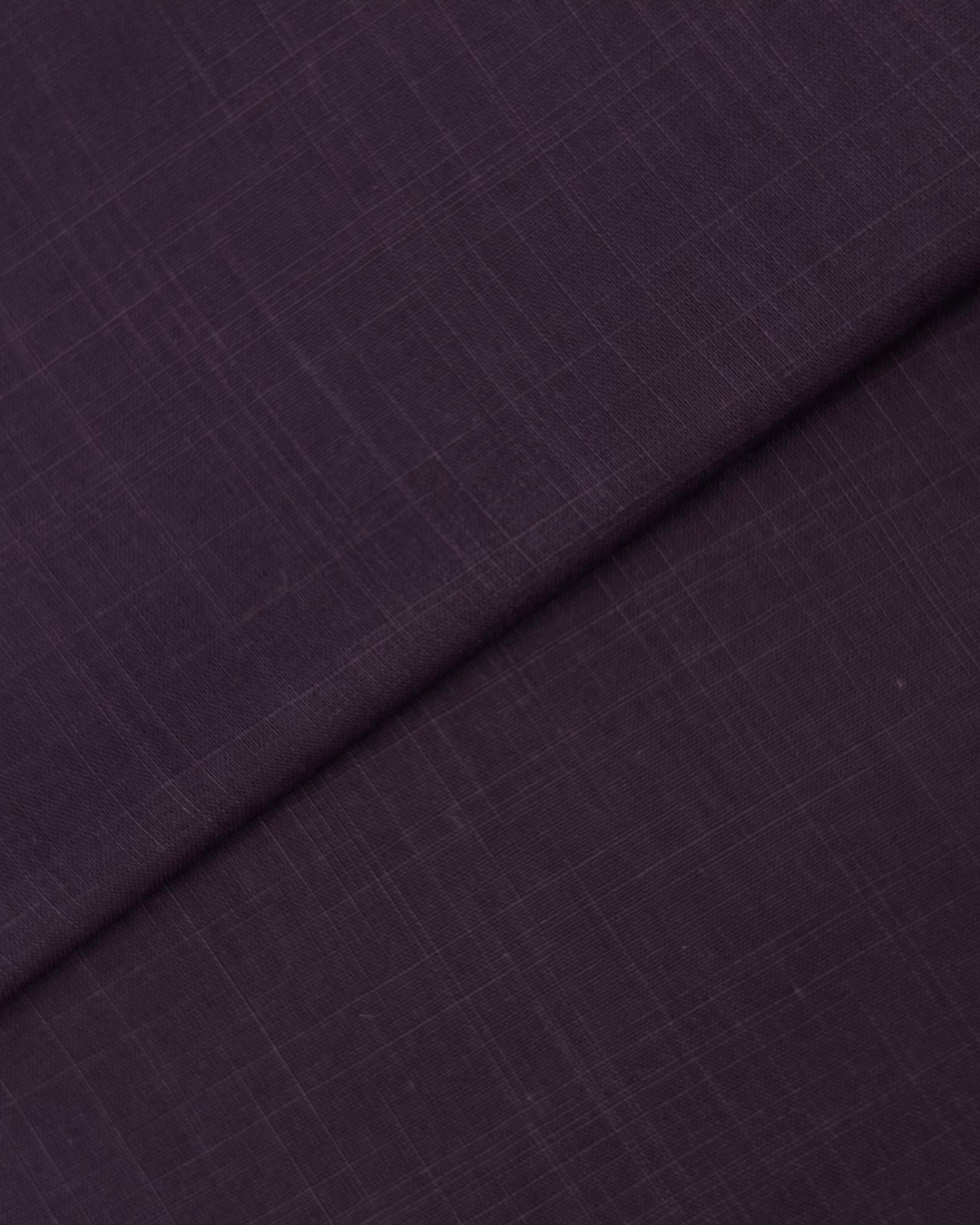 Slub Intermix Lawn – Plum (MIL-S25-0011), plain lawn fabric by the meter