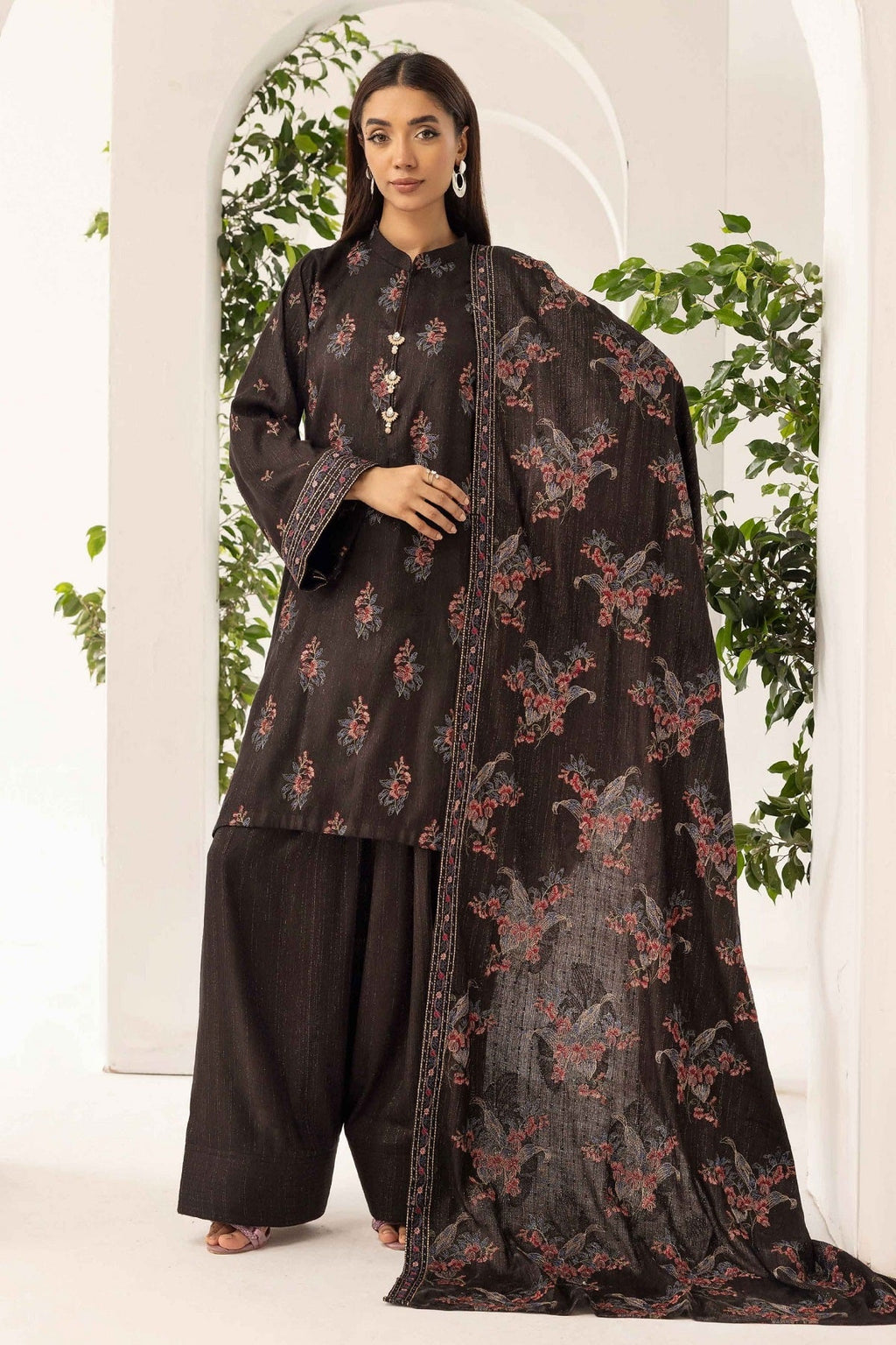 Noor-e-Chasham Leather Peach By Khoobsurat NC-11 – Khoobsurat 3-piece unstitched suit
