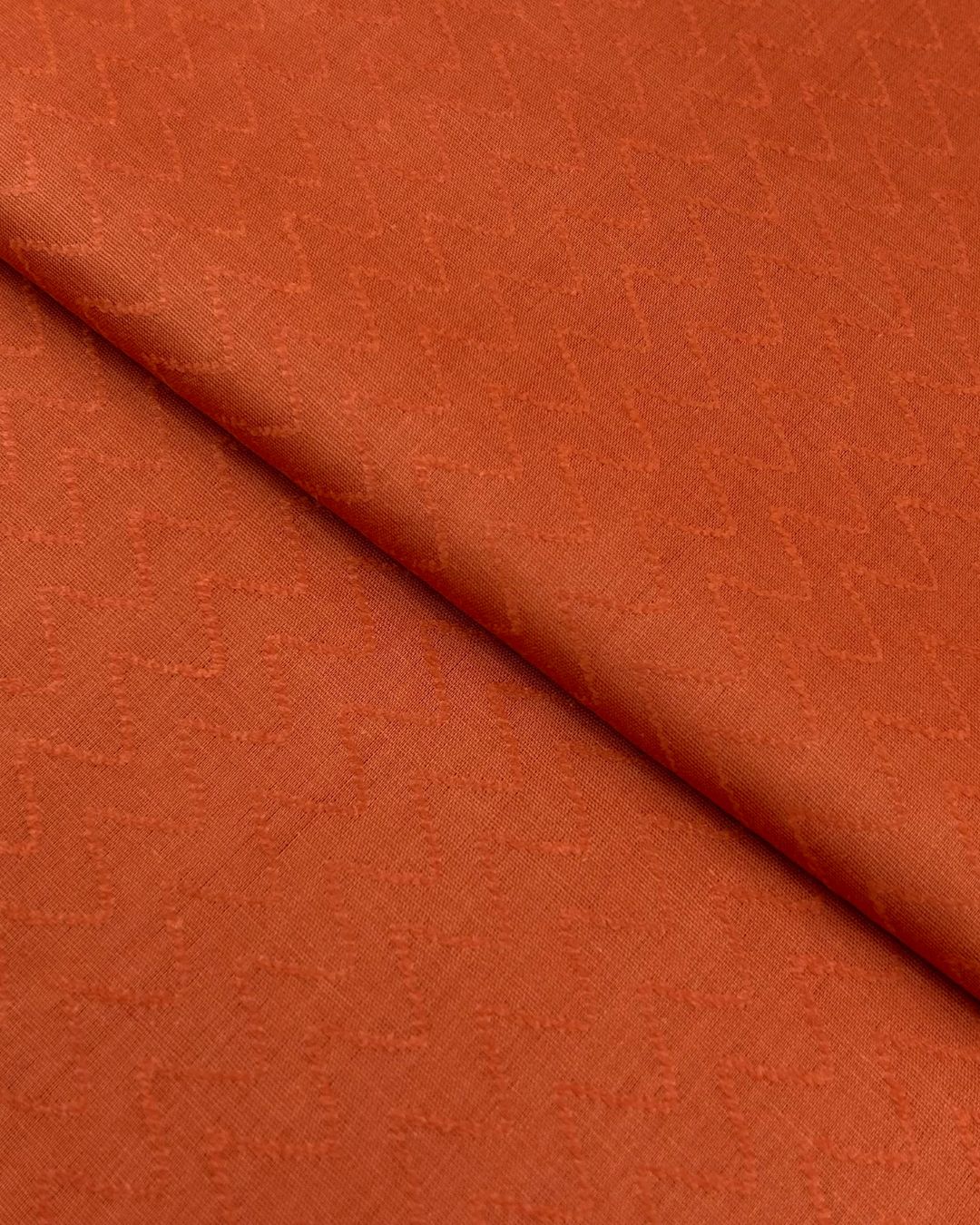 Wide Needle Lawn – Orange fabric
