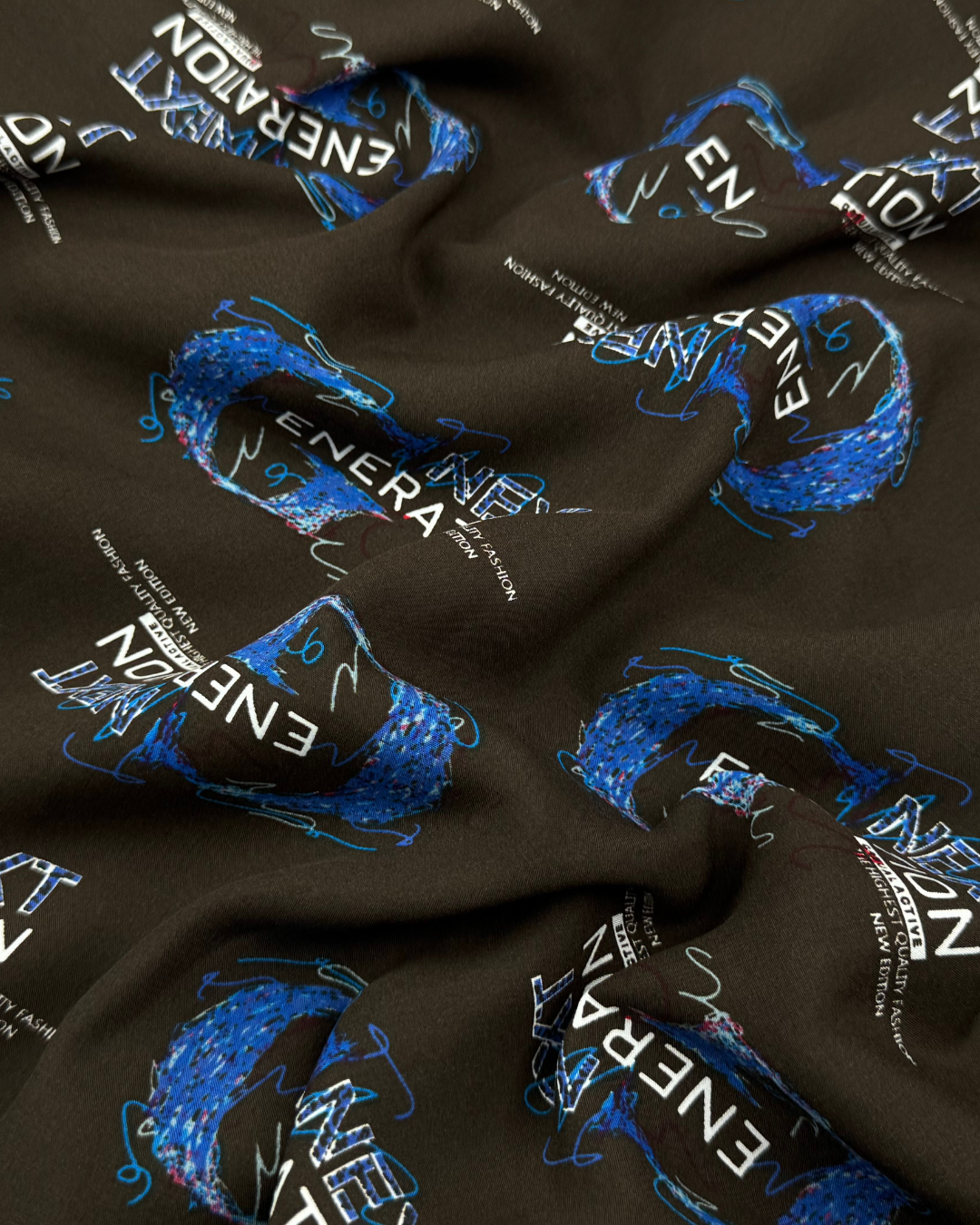 Stone Linen Digital Print (TSLD-S25-0011), digitally printed linen fabric by the meter