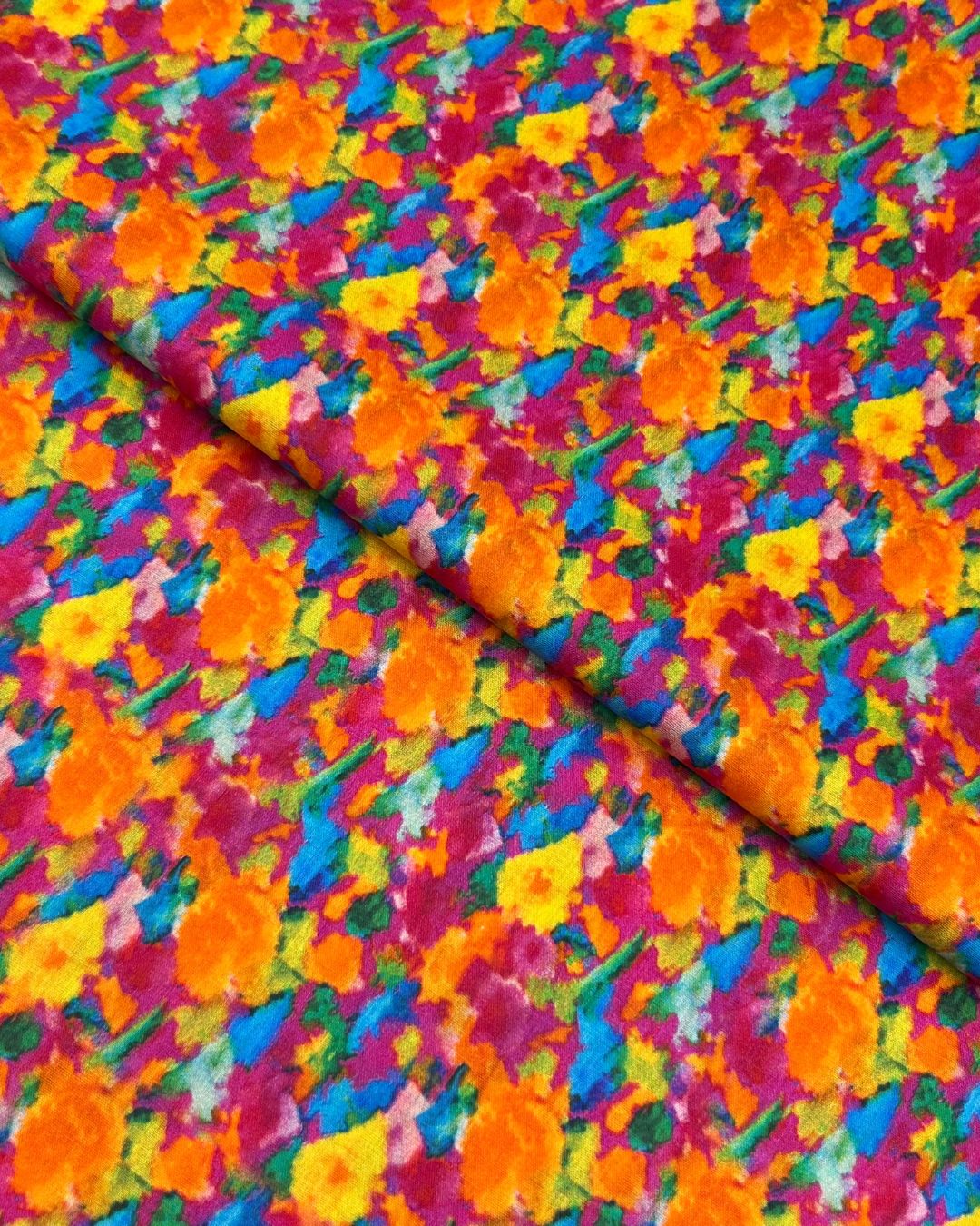 Tie & Dye Digital Print Lawn fabric
