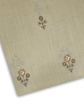 Embroidered Lawn – Beige fabric