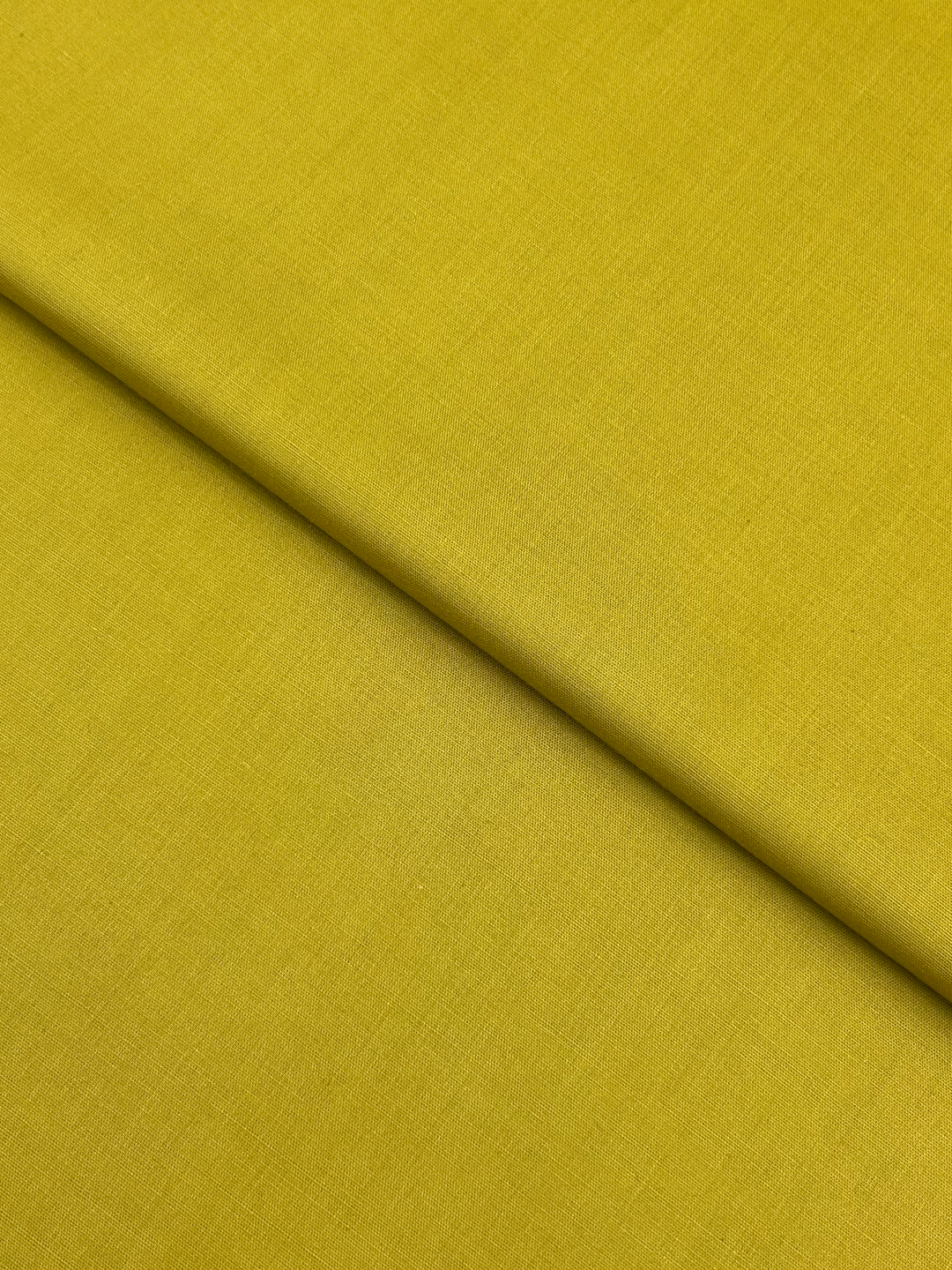 Cotton Lawn – Yellow (PCS-S25-0021), plain lawn fabric by the meter