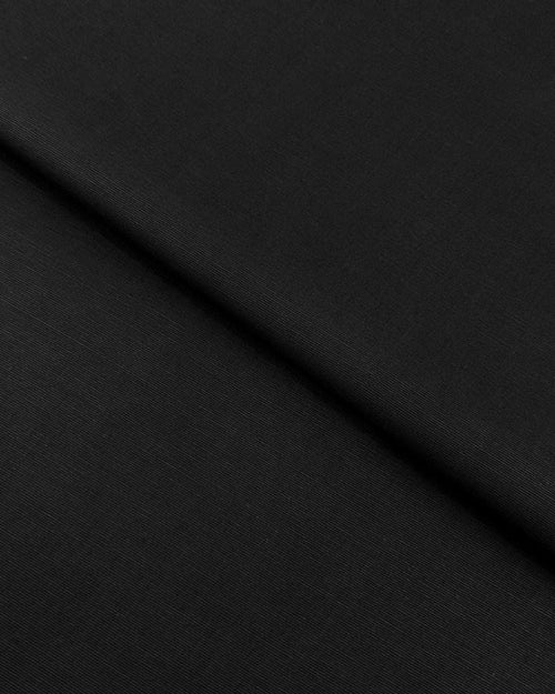 Alpine Velvet – Black, plain velvet fabric by the meter