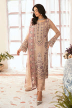 Ramsha Chiffon F-2611 – Ramsha 3-piece unstitched suit