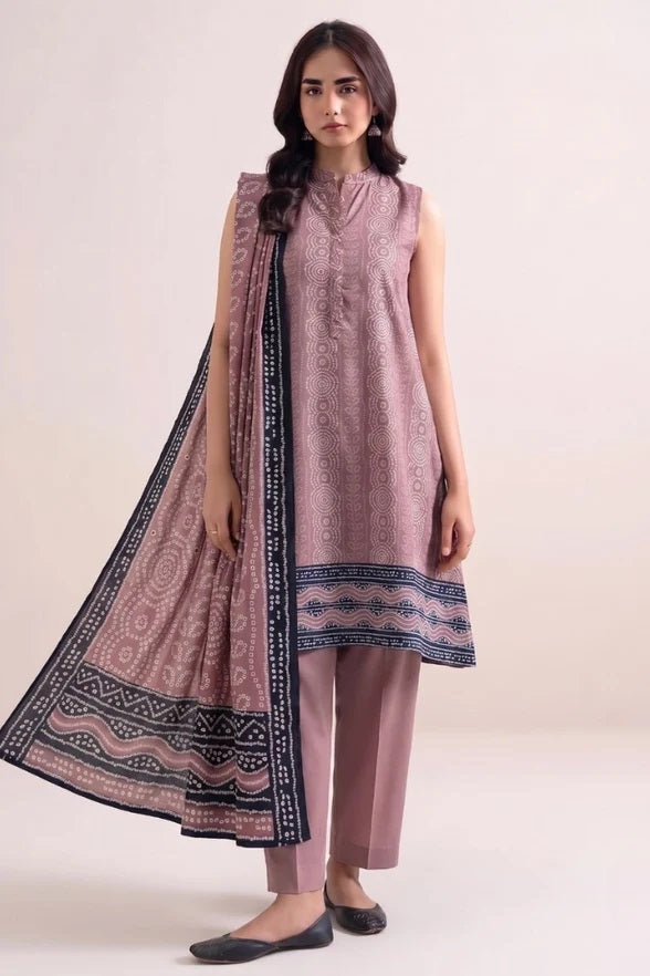 Haya Cambric By Humdum D-11 – Humdum 3-piece unstitched suit