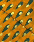Golden Broshia Print Lawn fabric