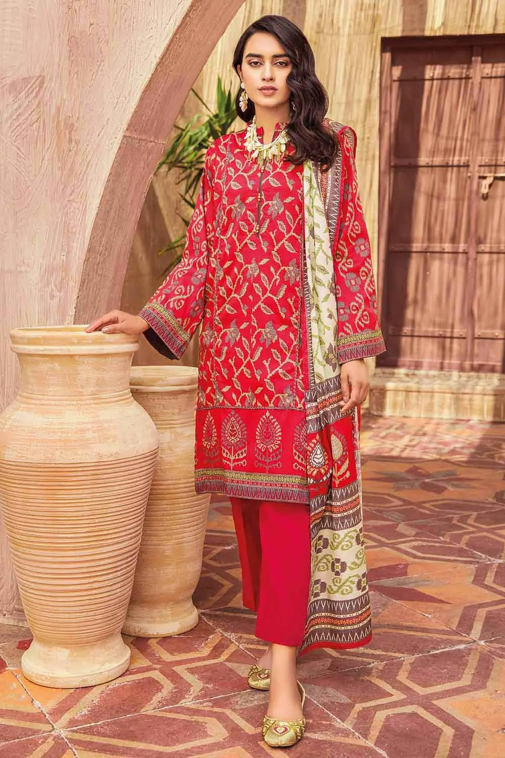 Gul Ahmed Lawn CL-12012B – Gul Ahmed 3-piece unstitched suit