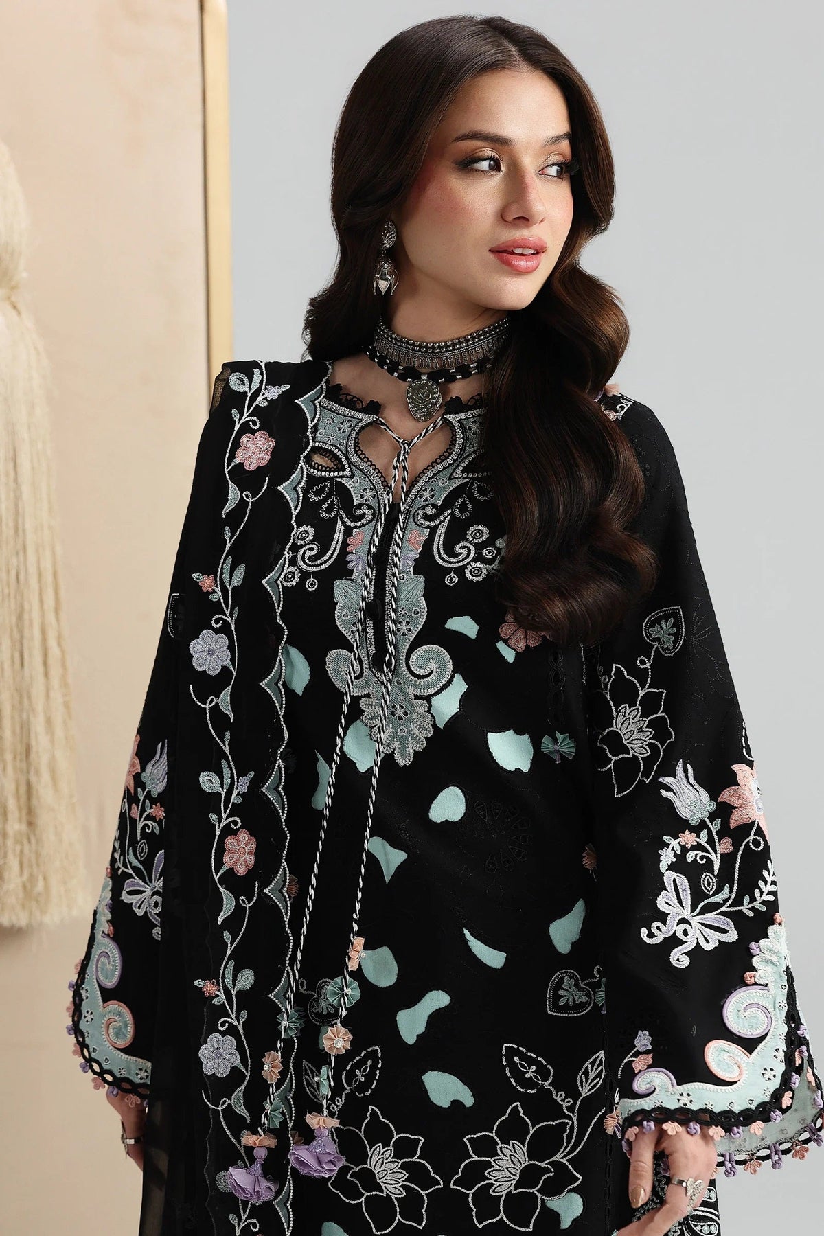 Qalamkar Festive Lawn QFL-12 (Reha), photo 2
