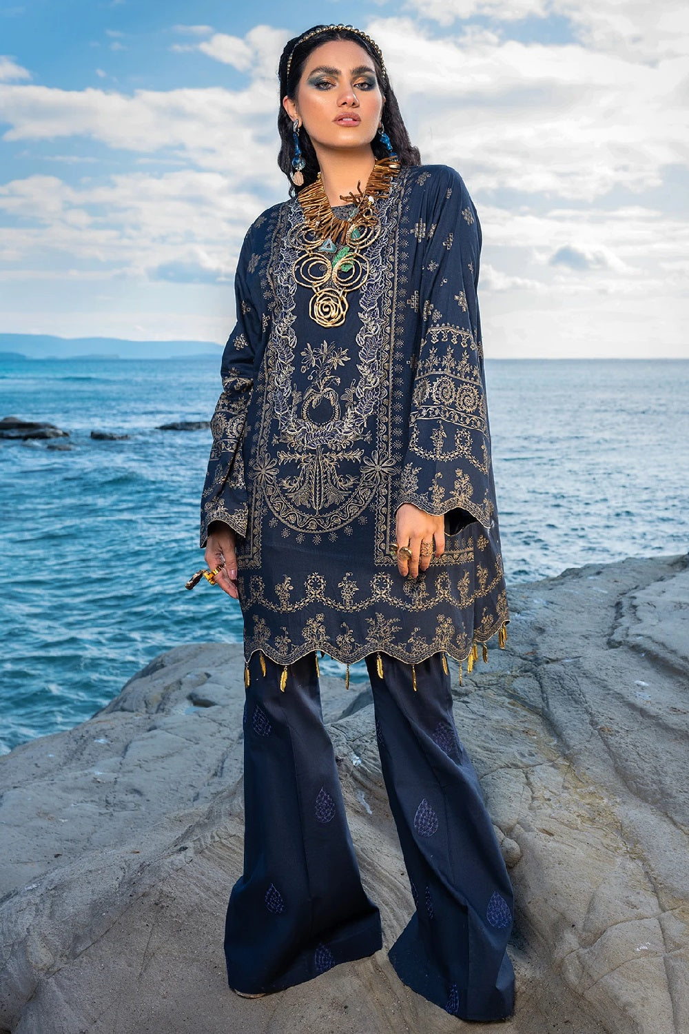 Sifa Lawn SL-12A (Victorian Rose) Two Piece – Sifa 2-piece unstitched suit