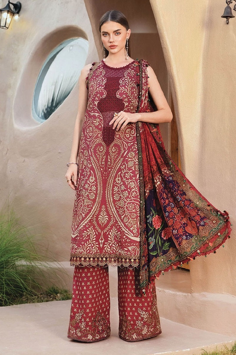 Maria B Mprints Lawn D-12A – Maria B 3-piece unstitched suit