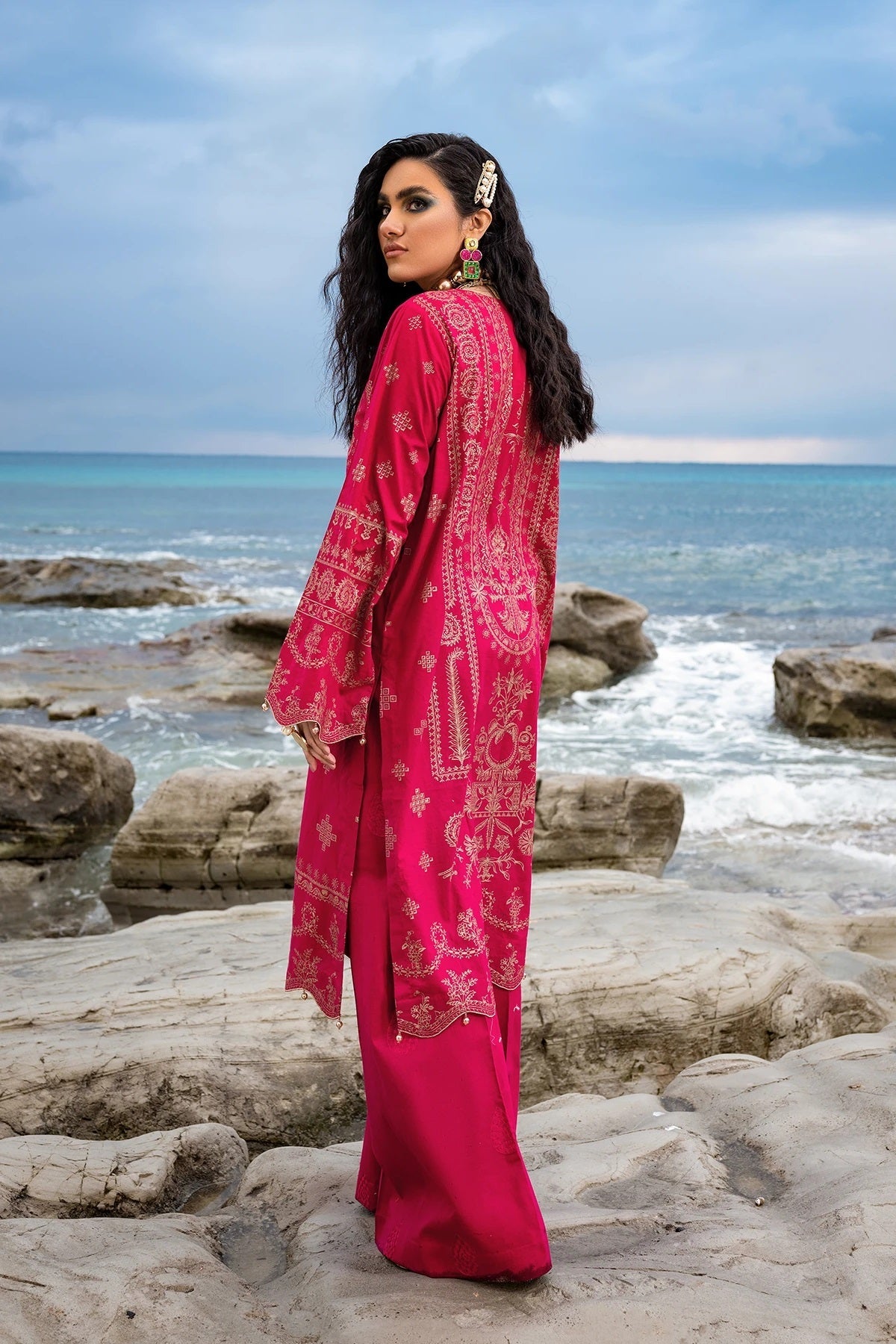 Sifa Lawn SL-12B (Victorian Rose) Two Piece, photo 2