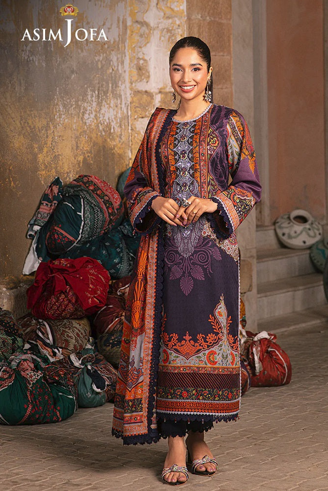 Asim Jofa Aira Lawn AJAR-12 – Asim Jofa 3-piece unstitched suit