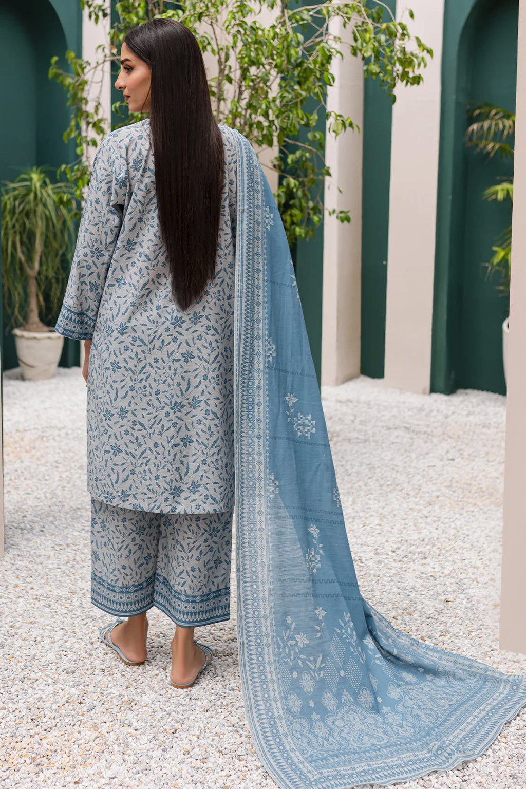Arna Print Khaddar By RTI D-9313 by Rashid Textile, photo 2