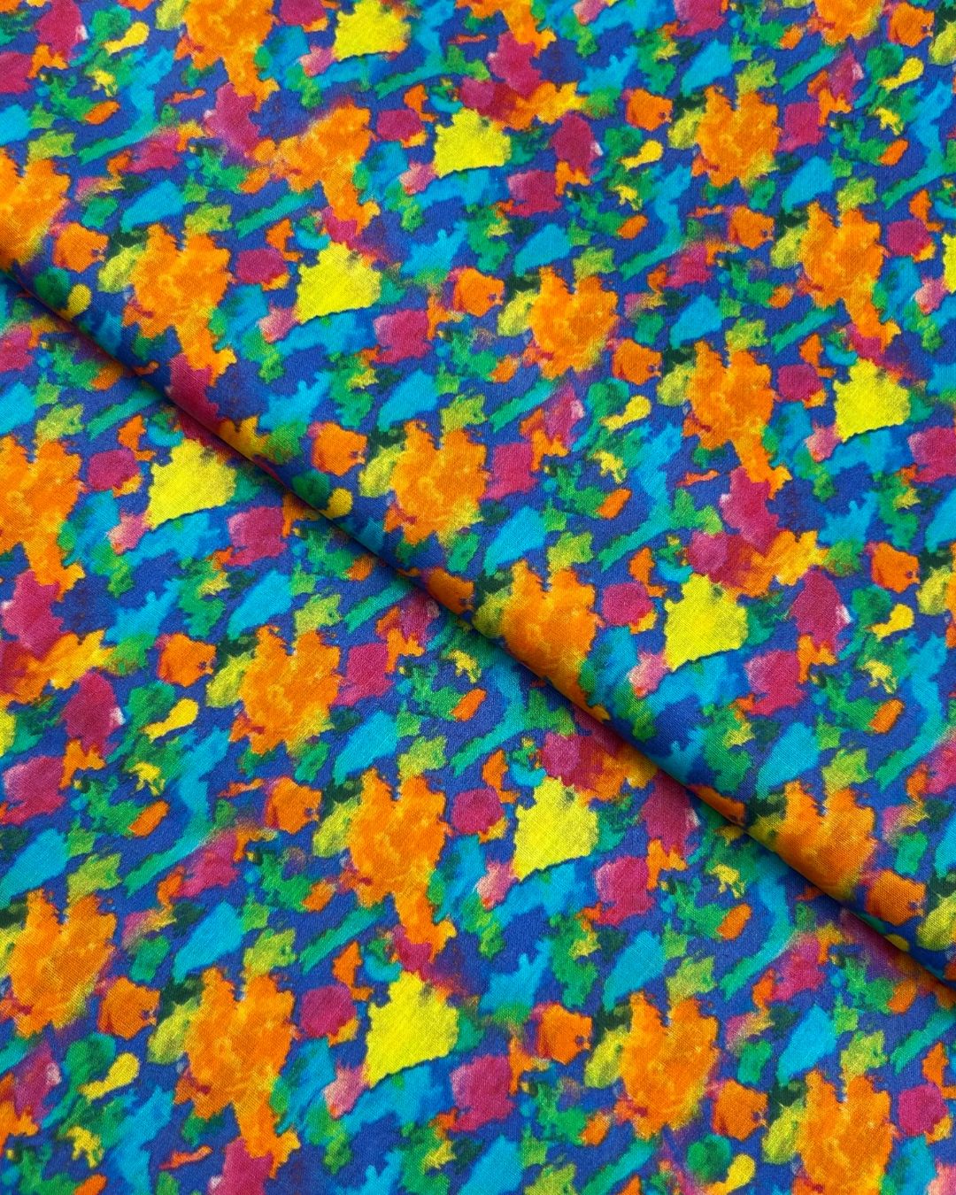 Tie & Dye Digital Print Lawn fabric