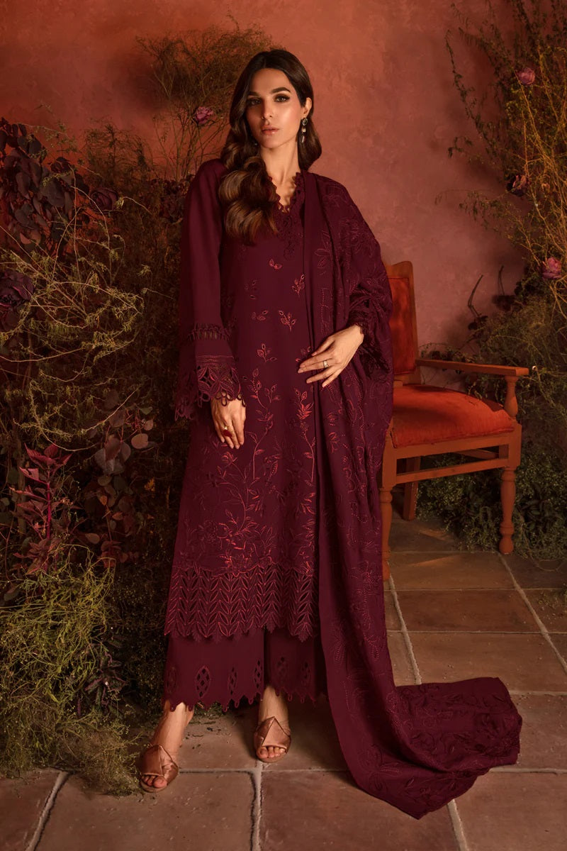 Rang Rasiya Premium Karandi D-13 (Rose) – Rang Rasiya 3-piece unstitched suit