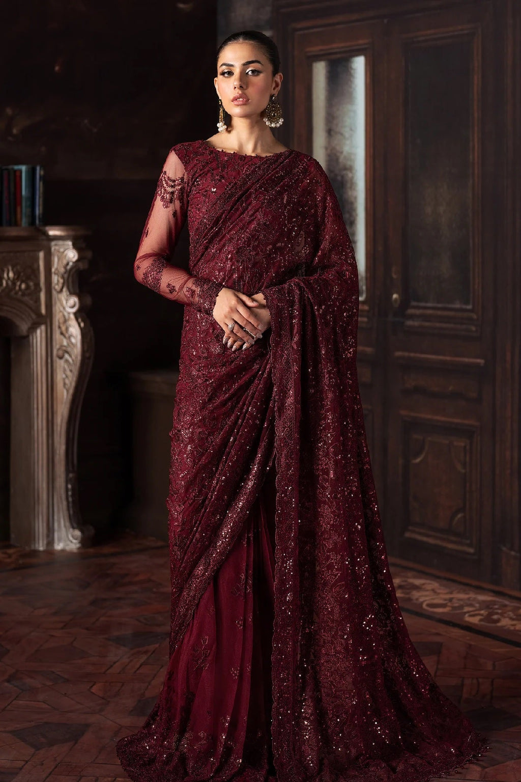 Zarif Rouge Formal Wear ZRW-02 (Mabel) – Zarif 3-piece unstitched suit
