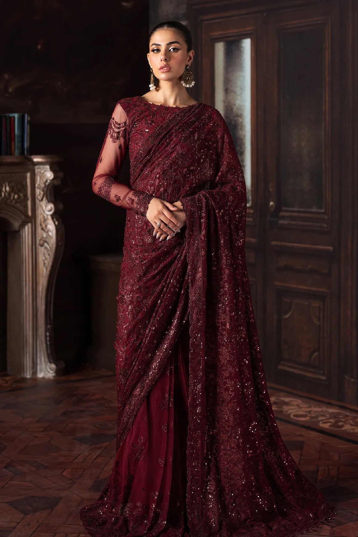 Zarif Rouge Formal Wear ZRW-02 (Mabel) – Zarif 3-piece unstitched suit