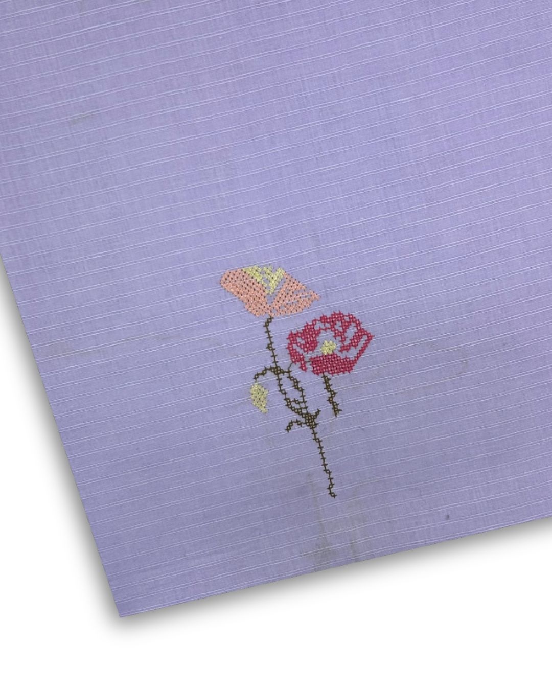 Embroidered Lawn – Lilac fabric