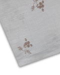Embroidered Khaddar – White fabric