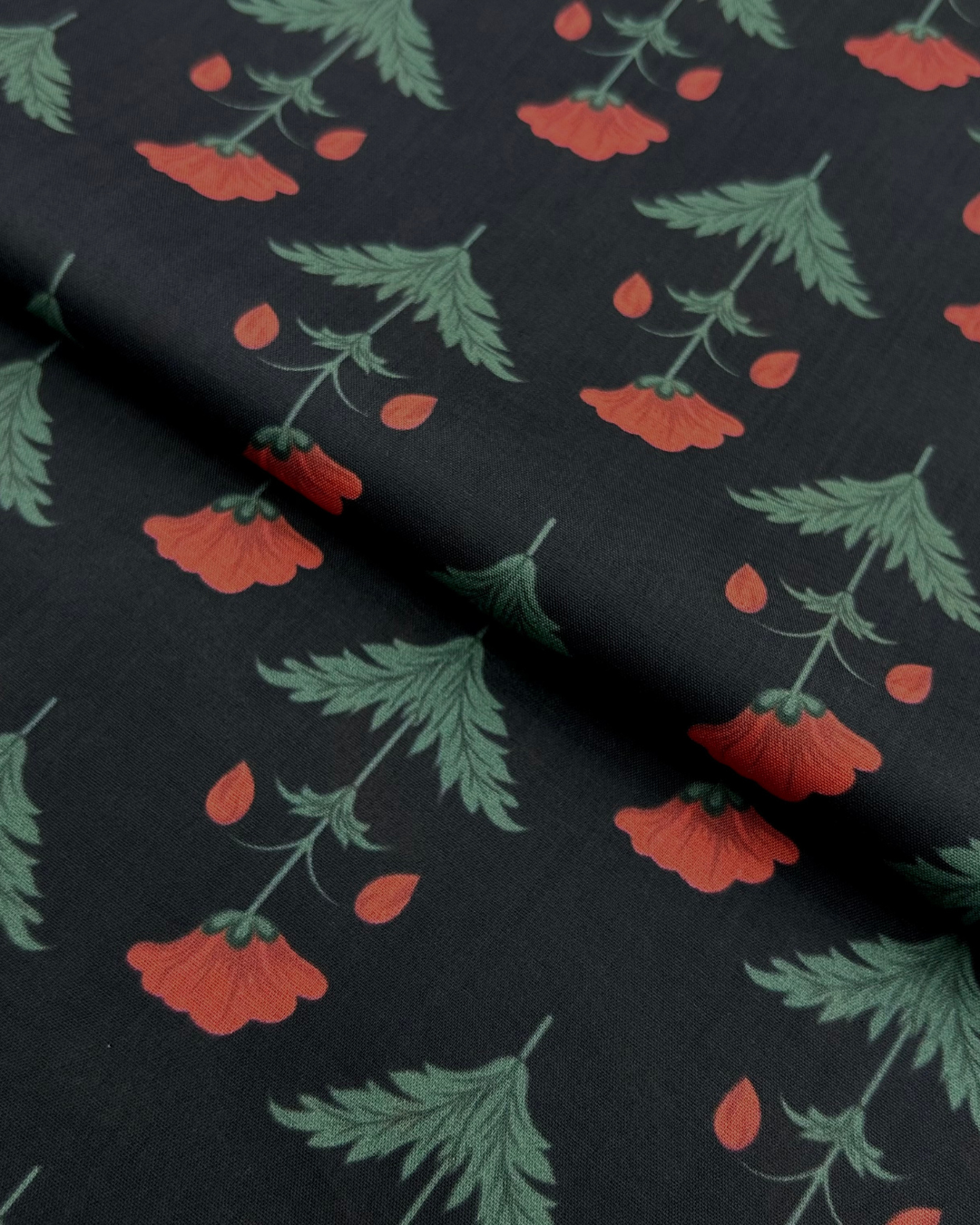 Pima Digital Print Lawn (PDP-S25-0318), digitally printed lawn fabric by the meter