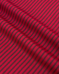 Black Stripe Lawn – Red (BSL-B25-0025), self-textured lawn fabric by the meter
