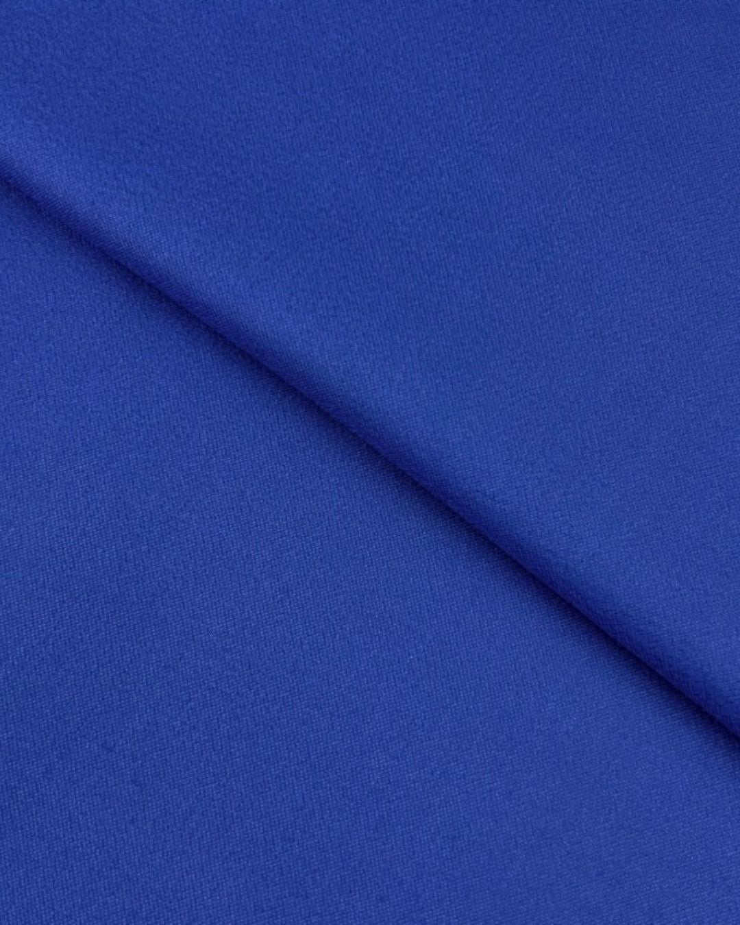Alpine Velvet – Ink Blue, plain velvet fabric by the meter