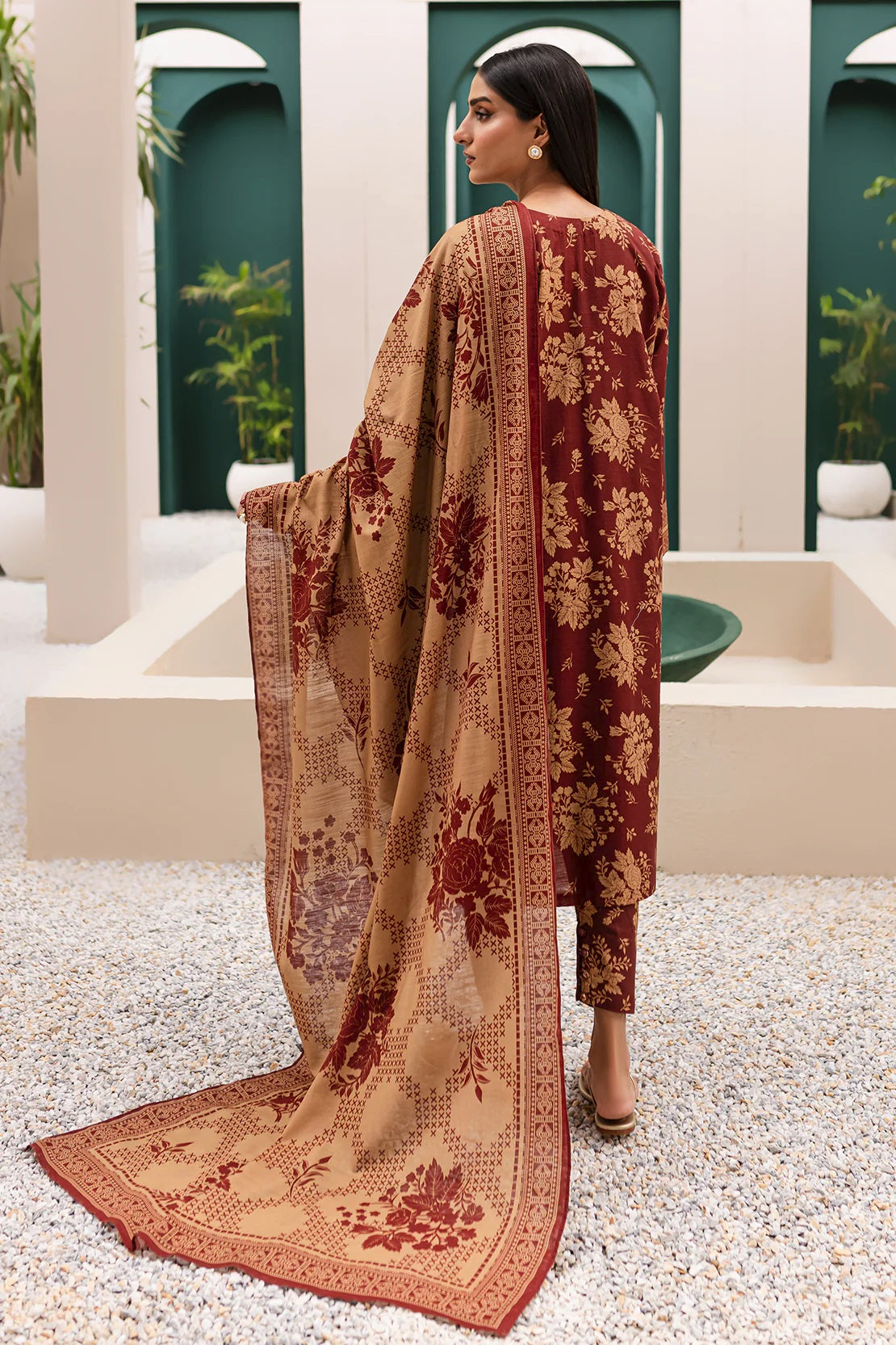 Arna Print Khaddar By RTI D-9316 by Rashid Textile, photo 2