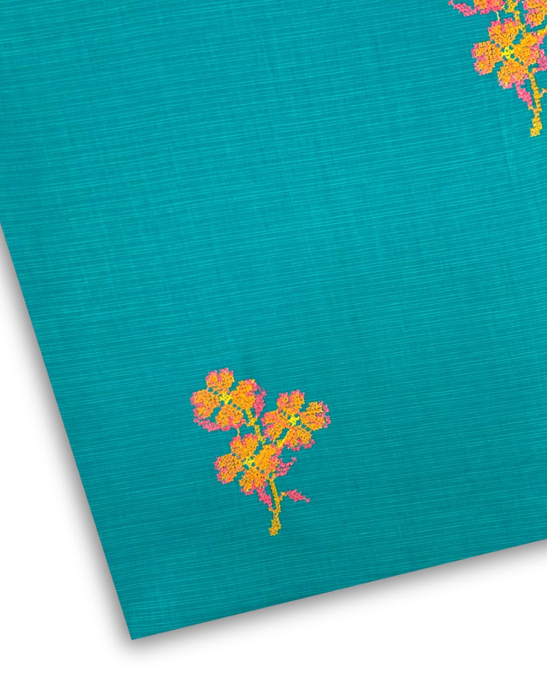 Embroidered Lawn – Sea Green (MEL-S26-146), embroidered lawn fabric by the meter