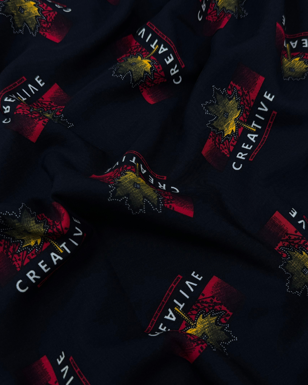Stone Linen Digital Print fabric