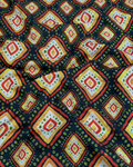 Raw Silk Digital Print fabric