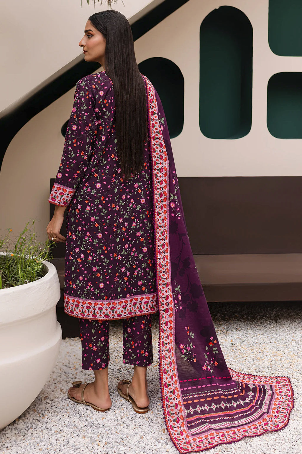 Arna Print Khaddar By RTI D-9319 by Rashid Textile, photo 2